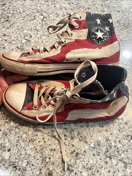 Converse Other - Converse Chuck Taylor All Star Flag High Top Sneakers US 10